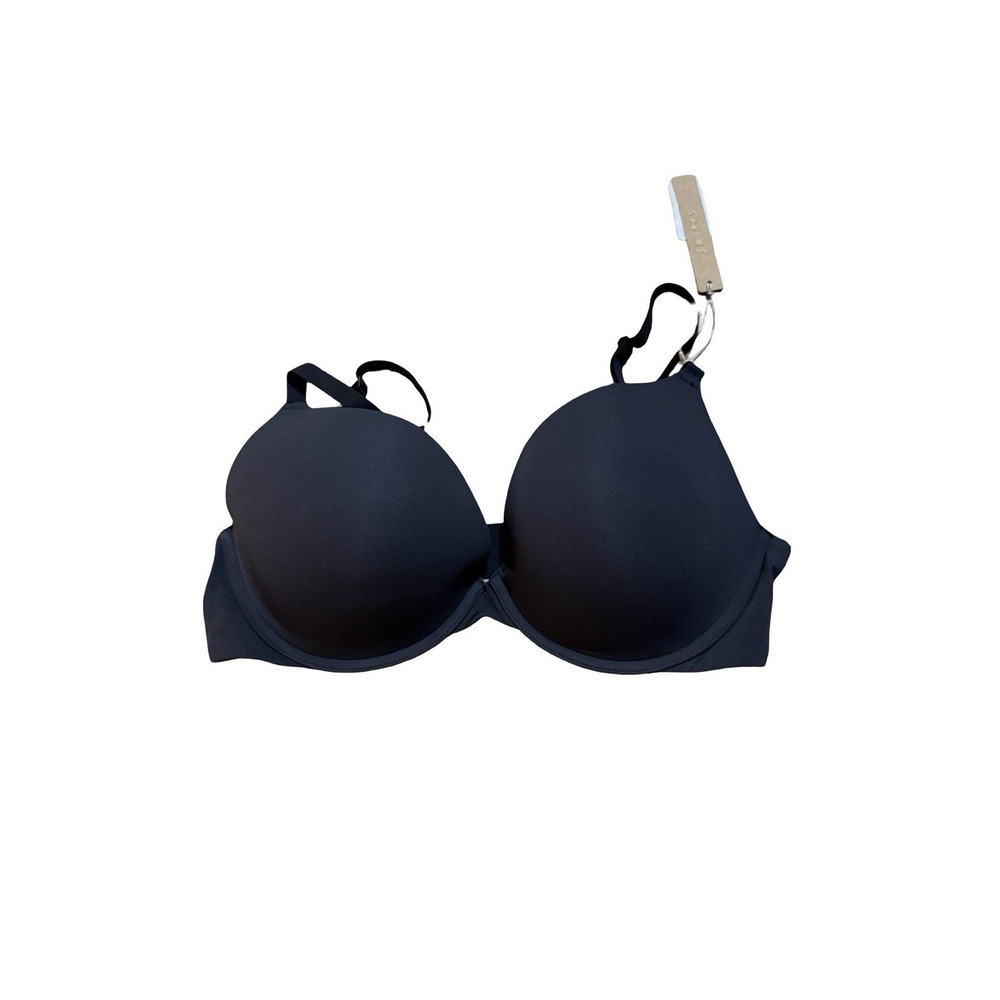 Skims Fits Everybody Push Up Demi Bra Onyx Black 42C BA-DEM-9222 - Picture 3 of 5